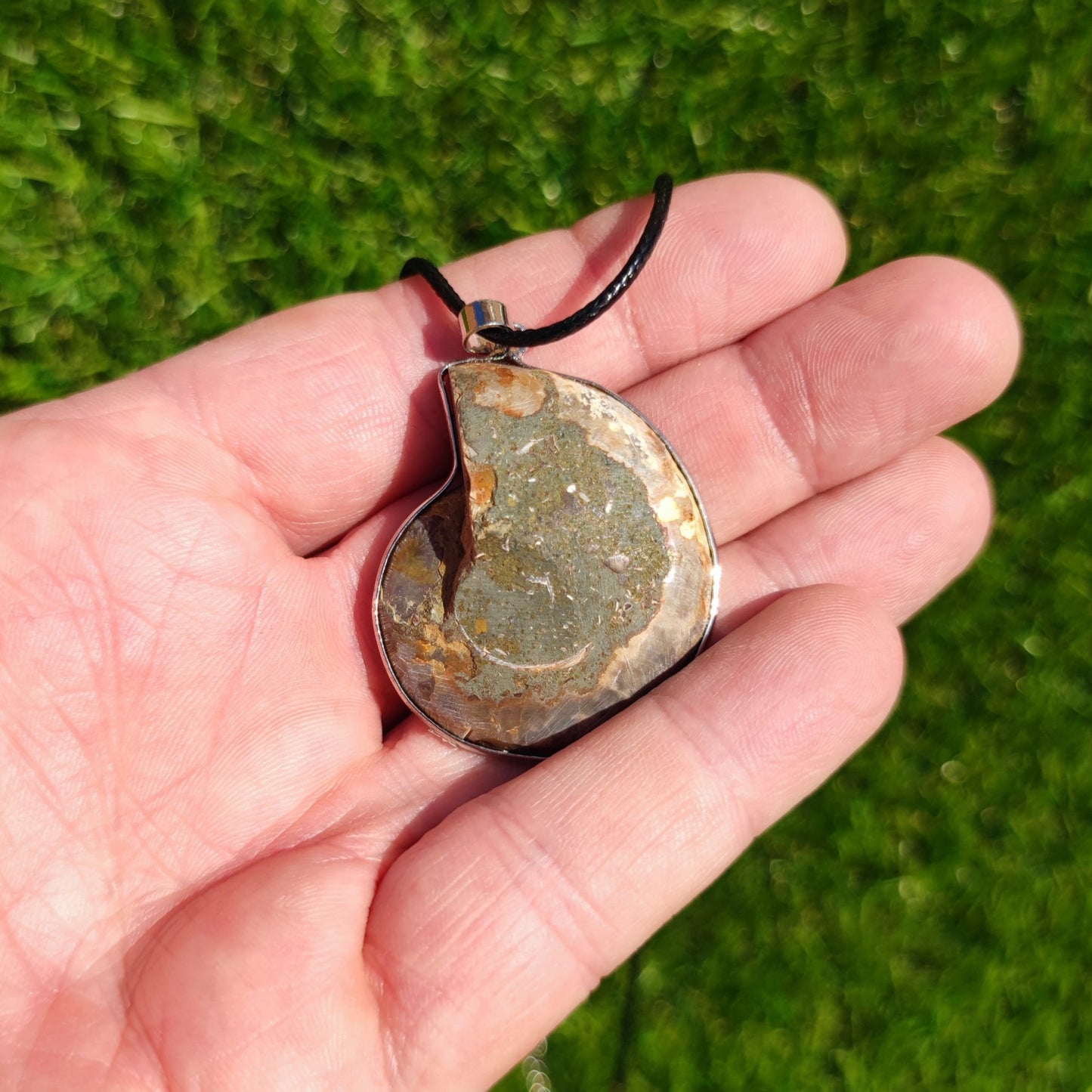 Ammonite fossil necklace - North Yorkshire Fossils
